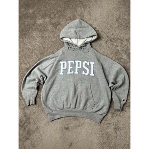 Vintage 90s Uni-Sex Pepsi Hoodie, "Nothing Else Is a Pepsi, Streetwear Size S
